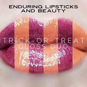 Galaxy Glitter and Pumpkin Glitter LipSense Gloss